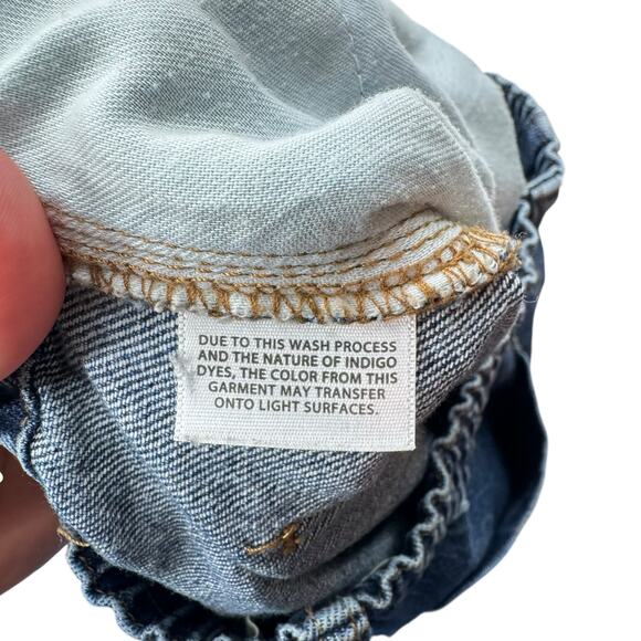 Madewell Pull On Elastic Waist Morningside Dark Wash Balloon Jeans - Picture 13 of 14